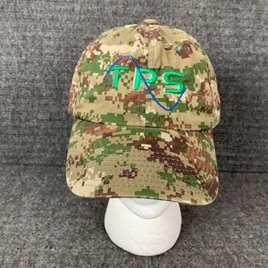 TPS Mens Baseball Hat OSFM Brown Green Camouflage Strapback Cap OC Outdoor Cap